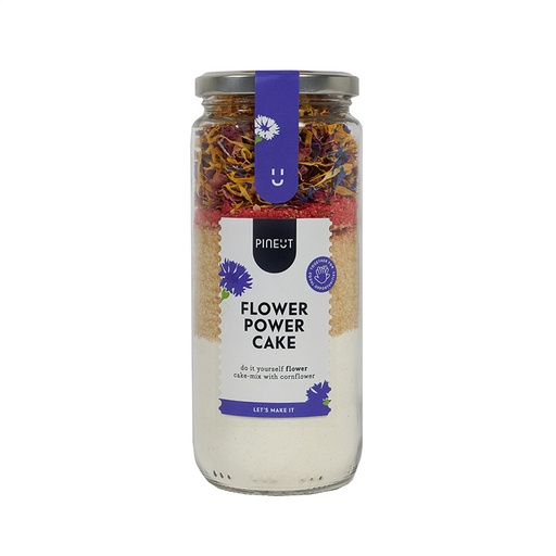 [4985] Pineut - Cake&Cookies - Flower Power Cake Pot 295 g