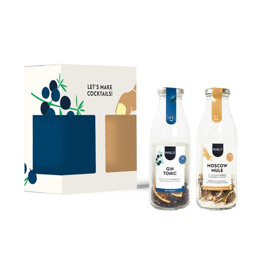 [4846] Pineut - Cocktails - Giftpack Gin Tonic & Moscow Mule 90g  