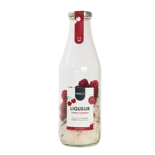 [4883] Pineut - Cocktails - Likeur Kers & Framboos BIO Fles 236gr   