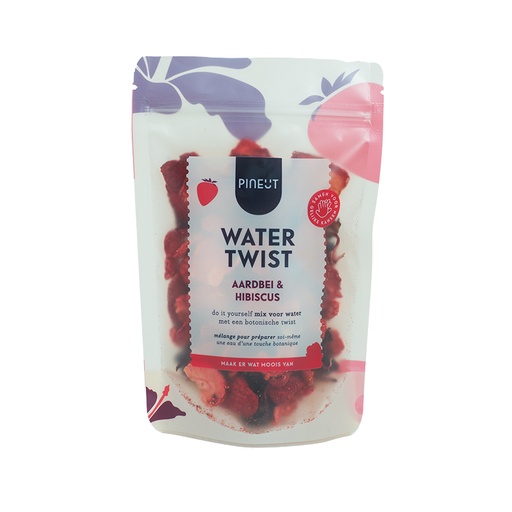 [4974] Pineut - Water Twist - Aardbei Hibiscus Pouch 35 g BIO