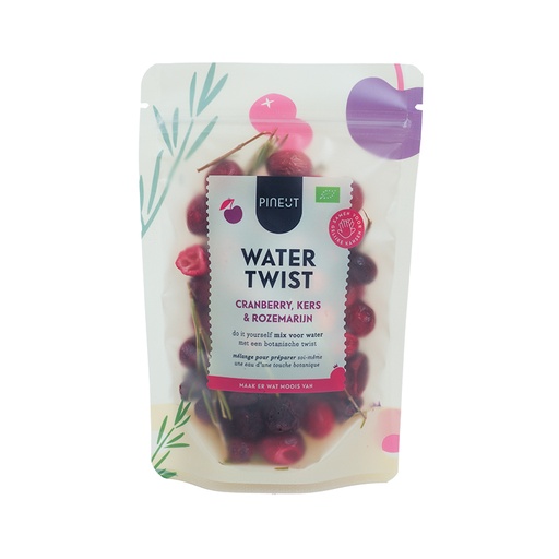 [4978] Pineut - Water Twist - Cranberry Kers Rozemarijn BIO Pouch 26g  