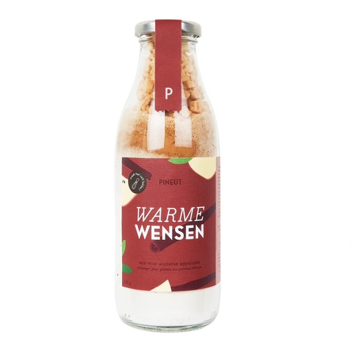 [4927] Pineut - Cake&Cookies - Appel Kaneel Cake Warme Wensen fles 366g