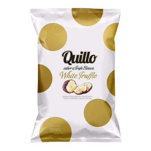 [8724] Quillo - Chips White Truffle 130g     