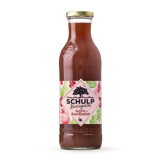 [1926] Schulp - groot appel & aardb 750 ml - BIO 