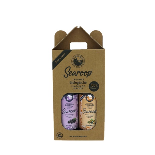 [9504] Searoop - Geschenkverpakking Duindoorn & Zwarte bes 2x250 ml BIO