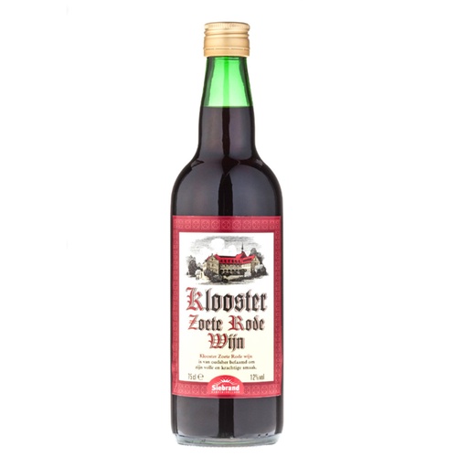 [1650] Siebrand - Klooster zoete rode wijn 75 cl