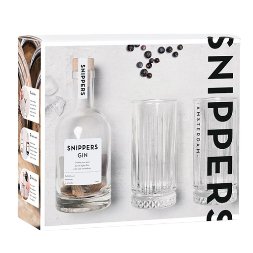 [3342] Snippers - Gift Pack Gin 2 Glasses    