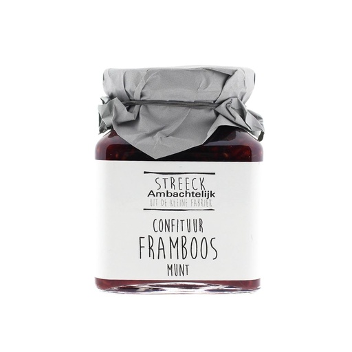[22800] Streeck Ambachtelijk - Confiture Framb munt 340 g   