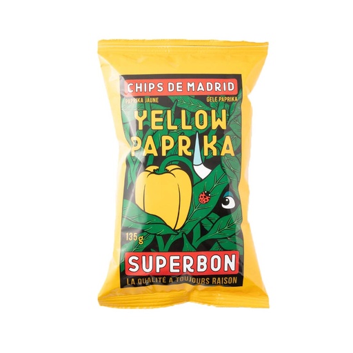 [6959] Superbon - Chips Yellow Paprika 135 g     
