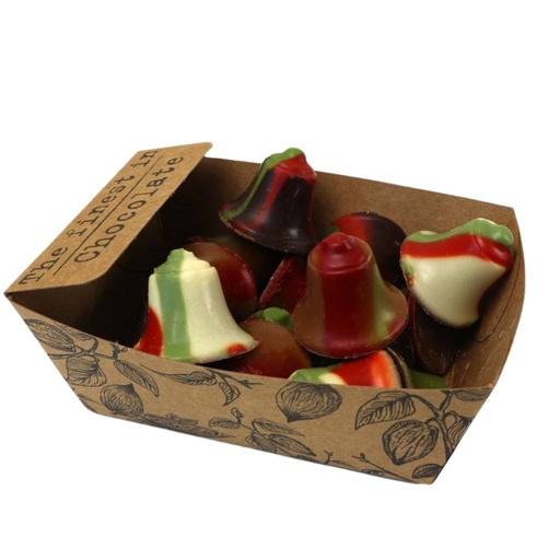 [11912] The Finest in Chocolate - Klokje Groen/Rood175 g      