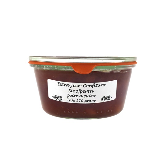 [7164] Theo van Woerkom - Extra Jam-Confiture Stoofpeer 270 g 