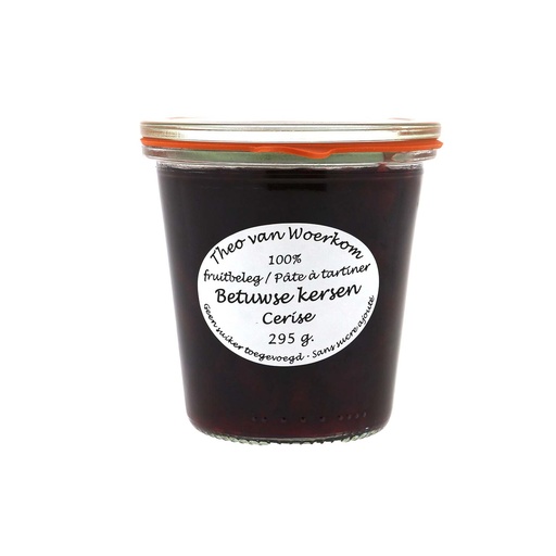 [7168] Theo van Woerkom - Fruitbeleg Kersen 295 g      