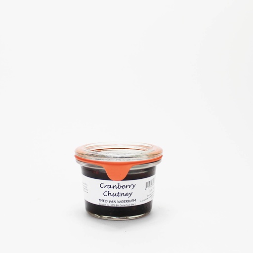 [7155] Theo van Woerkom - Mini Weckpotje Cranb Chutney 80 g    