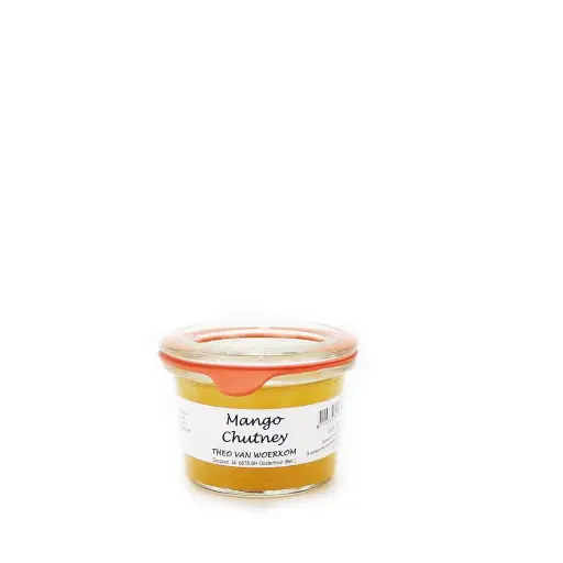 [7144] Theo van Woerkom - Mini Weckpotje Mango Chutney 80 g    