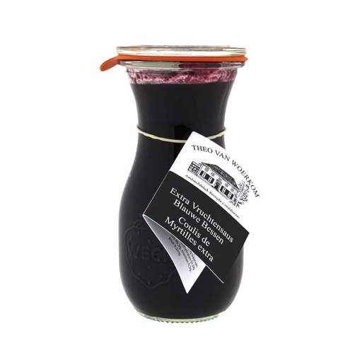 [7172] Theo van Woerkom - Vruchtensaus Blauwe Bes 300 ml     