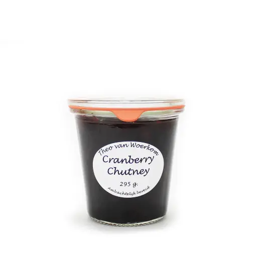 [7148] Theo van Woerkom - Weckpot Cranberry Chutney 295 g     