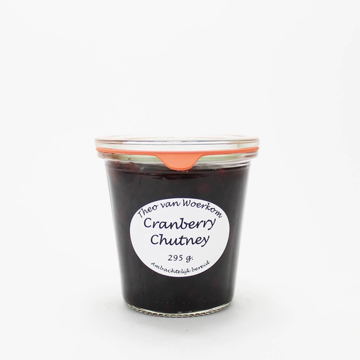 [7148] Theo van Woerkom - Weckpot Cranberry Chutney 295 g     