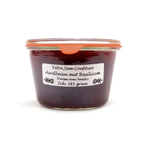 [5110] Theo van Woerkom - Aardbei met Basilicum 385 g    