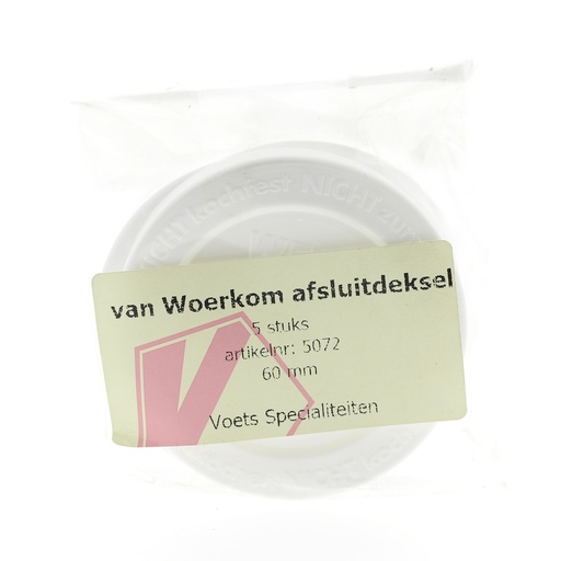 [5072] Theo van Woerkom - Afsluitdeksel 60 mm      