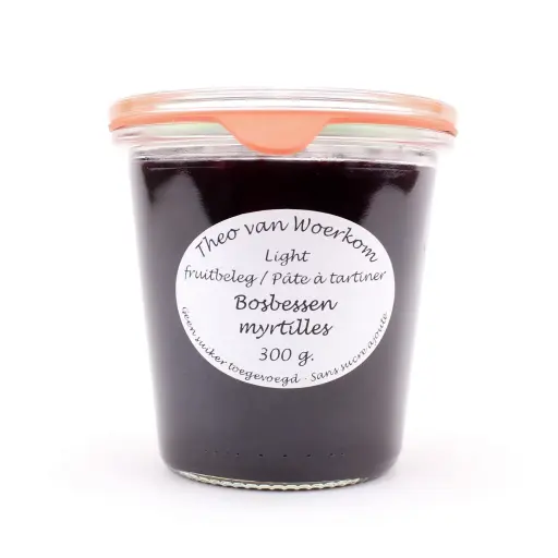 [5032] Theo van Woerkom - Bosbessen Light 300 g     