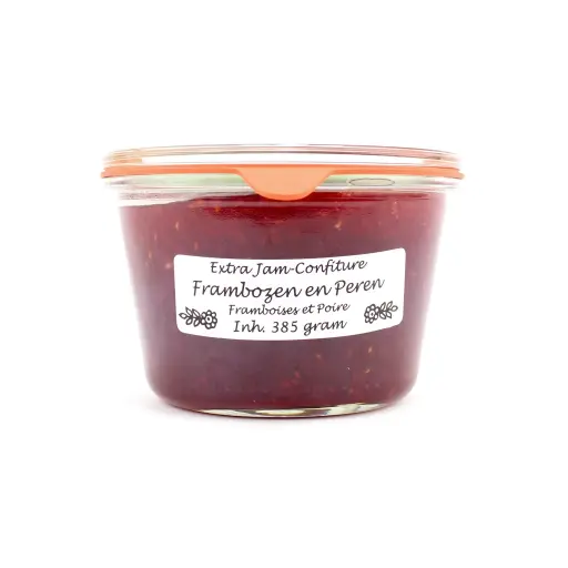 [5113] Theo van Woerkom - Frambozen met Peren 385 g    