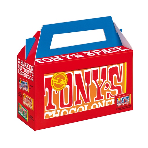 [90111] Tony's Chocolonely - 3-pack 3 x 180 g