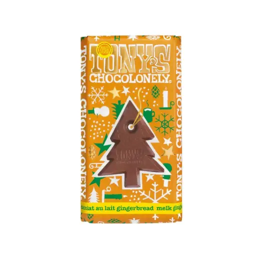 [90020] Tony's Chocolonely - Melk Gemberkoekjes 180 g      