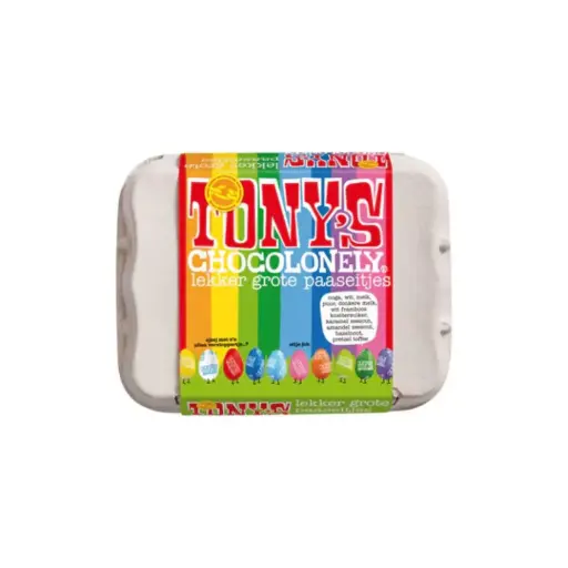 [90165] Tony's Chocolonely - Paaseitjes Assorti 150 g      