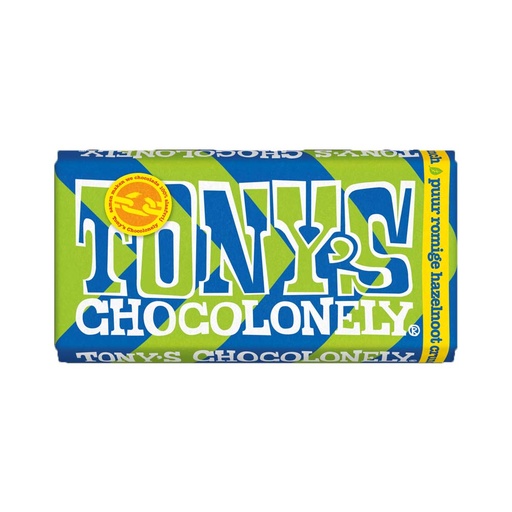 [90006] Tony's Chocolonely - Puur Romige Hazelnoot Crunch 180 g