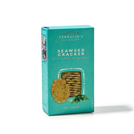 [6764] Verduijn's Fine Biscuits - Zoute Zeewierwafels 75 g