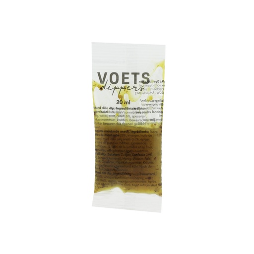 [1001S] Voets Cheese Dippers - Mosterd Dille saus sachet 20 ml     