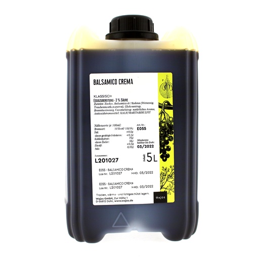 [5360] Wajos - Crema Balsamico Klassiek 5 L     