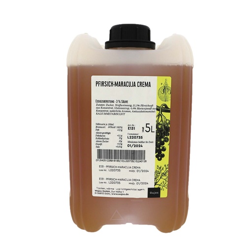[5303] Wajos - Crema Perzik Maracuja 5 L     