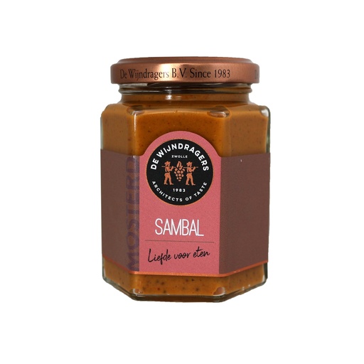 [1121] Wijndragers - Sambalmosterd 195 g      