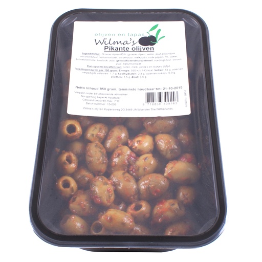 [18051] Wilma's - Pikante Olijven 850 g     
