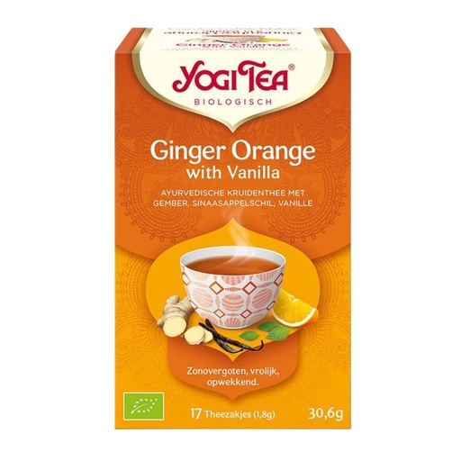 [7532] Yogi Tea - Ginger Orange Vanilla 17 TB BIO