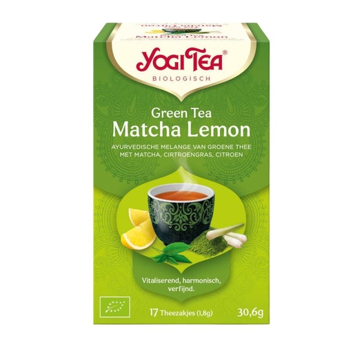 [7569] Yogi Tea - Green Tea Matcha Lemon 17 TB BIO