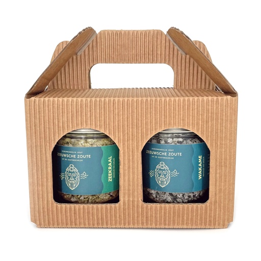 [21028] Zeeuwsche Zoute - Duo Set Zilt 200 g    
