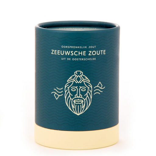 [21012] Zeeuwsche Zoute - Luxe Koker Puur Zout 100 g   