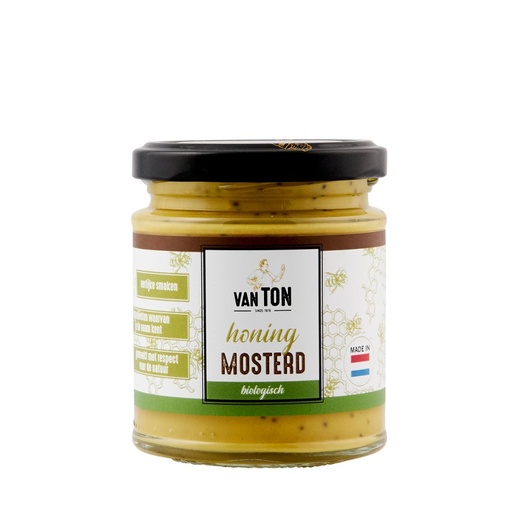 [4102] Van TON - Honing Mosterd 170 g BIO