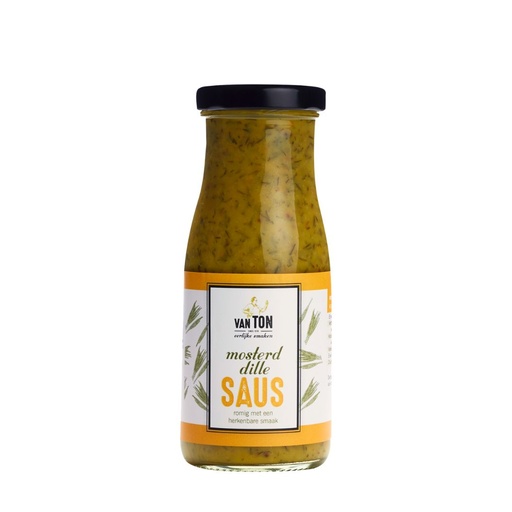[4158] Van TON - Mosterd Dille Saus 150 ml