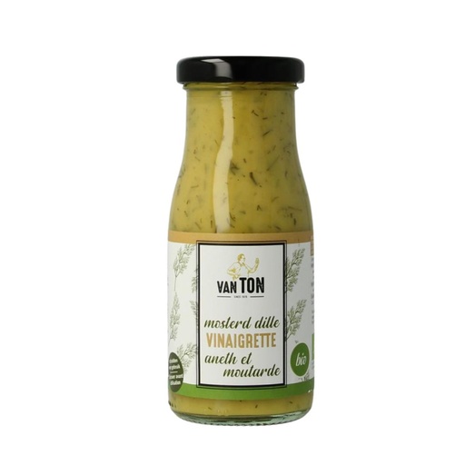 [4097] Van TON - Mosterd Dille Vinaigrette 150 ml BIO