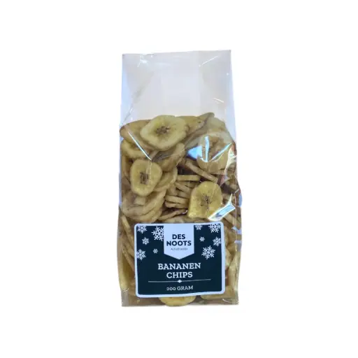 [3050ZW] Des Noots - Bananenchips Zwart winter 200 g