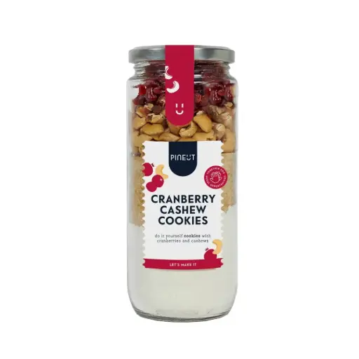 [4818] Pineut - Cake&Cookies - Cranberry Cashew Cookies Pot 323 g