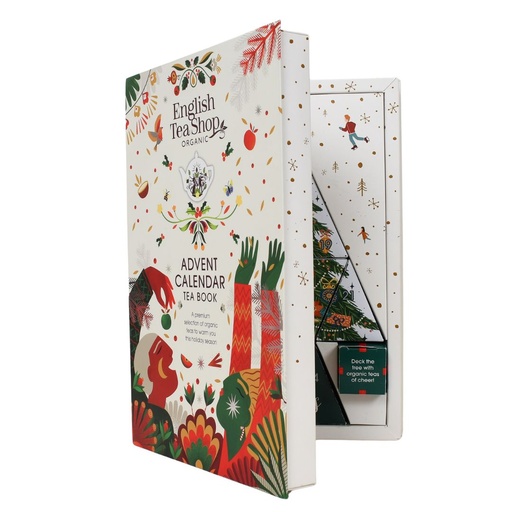 [99623] English Tea Shop - Book Cream Advent Calend.25tb BIO