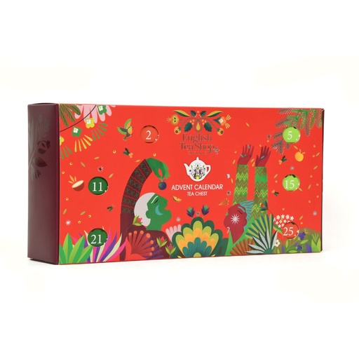 [99624] English Tea Shop - Chest Red Advent Calend.25tb BIO