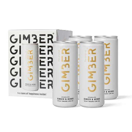 [1774] GIMBER - Ginger, Lemon & Herbs 4 x 250 ml BIO