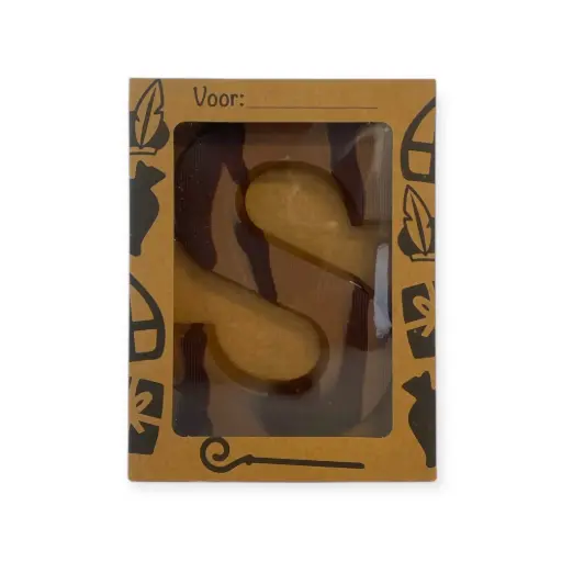 [11961] The Finest in Chocolate - Letter S Mokka Melk 150 g