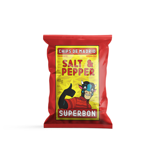 [6937] Superbon - Chips Salt & Pepper 40 g