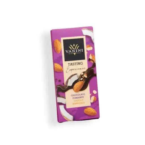 [17082] Vanini - Pure chocolade met hazelnoot & kokos 75 g